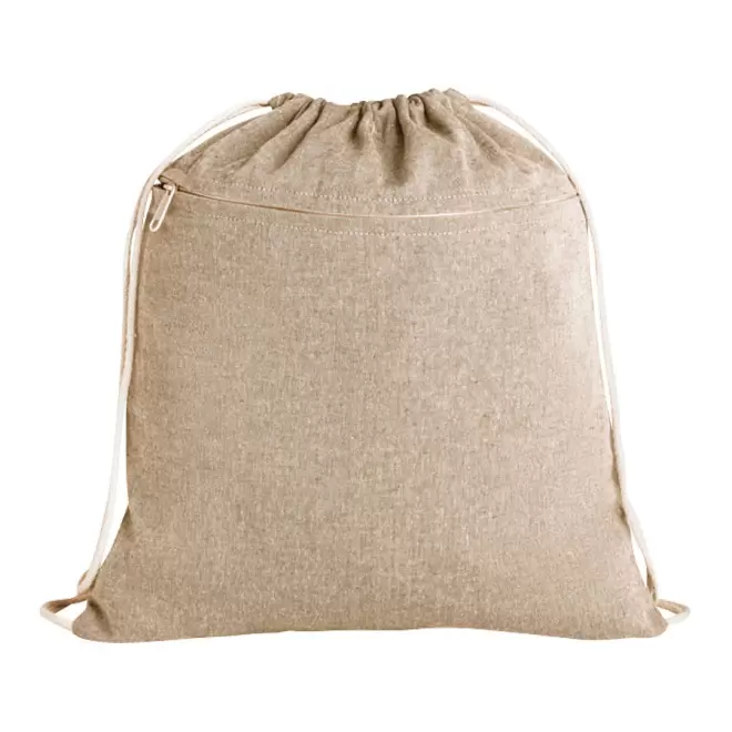 SAC À DOS PERSONNALISÉ AVEC POCHE 'IPORA' - naturel