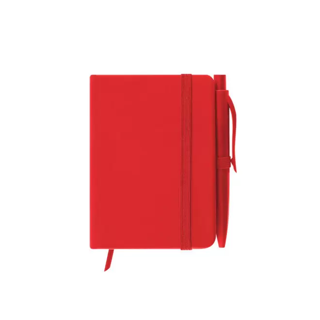 CARNET POCHE PU PERSONNALISE 'TOMO STYLO' - rouge