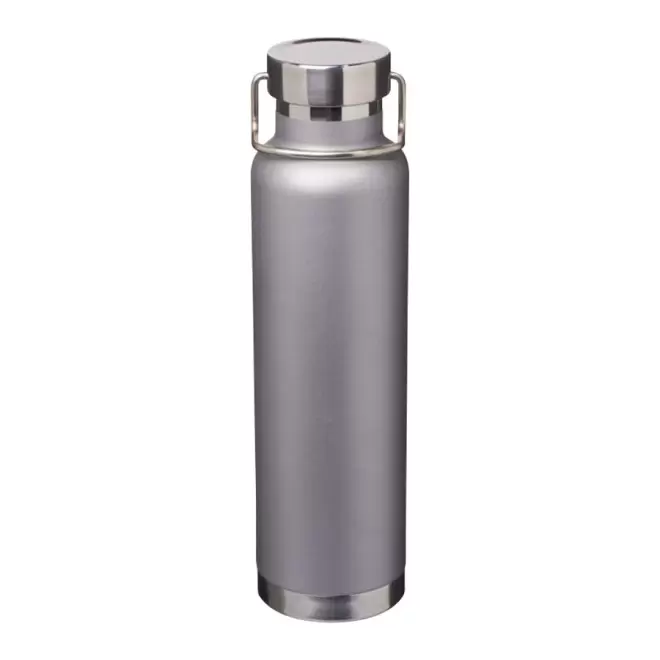 BOUTEILLE ISOTHERME PERSONNALISÉE 650ML 'ISAAC'  - gris