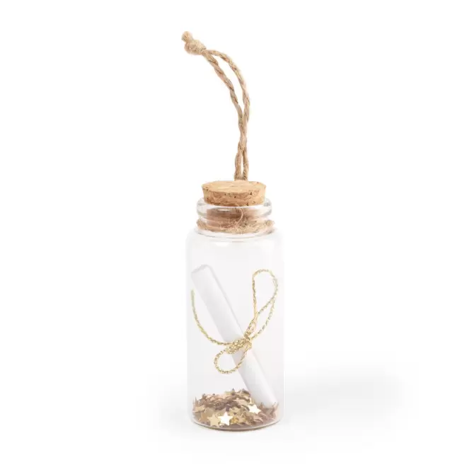 BOUTEILLE A SOUHAITS PERSONNALISEE 'GENIE' - transparent