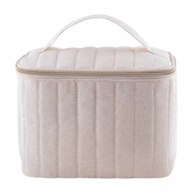 TROUSSE DE TOILETTE VANITY PERSONNALISABLE 'LIVIA' - rose