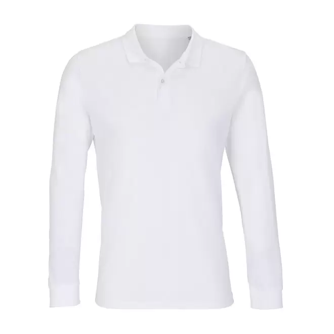 POLO MIXTE BIO BLANC PERSONNALISABLE 'PLANET LSL' - blanc