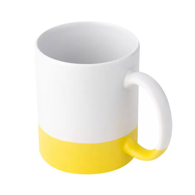 MUG CERAMIQUE PERSONNALISE 350ML 'DOROTY' - jaune
