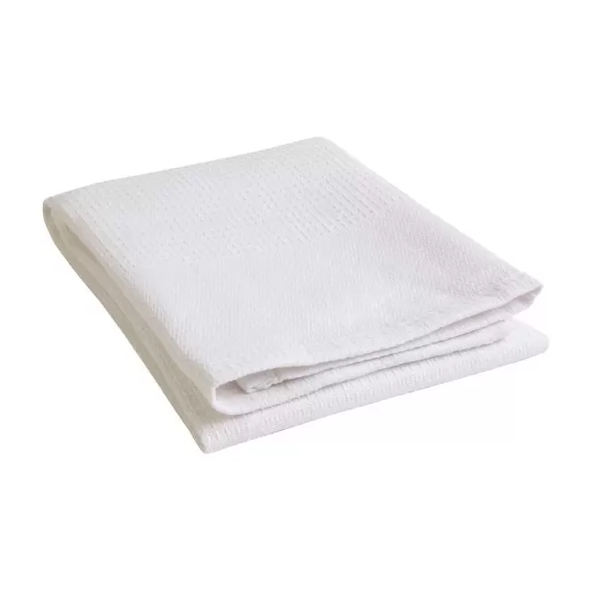 TORCHON CUISINE COTON PERSONNALISE 80GR/M2 'COTY' - blanc