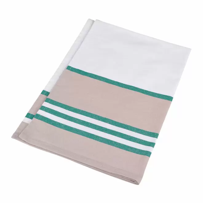 TORCHON CUISINE COTON PERSONNALISE 240GR/M2 'KARIVA' - vert