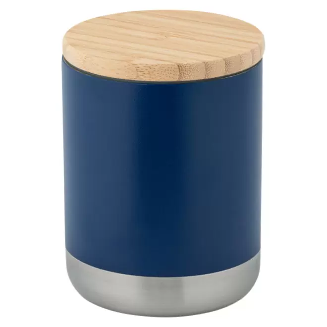 VERRE PERSONNALISÉ EN ACIER INOXYDABLE 'VERVEINE' - bleu marine