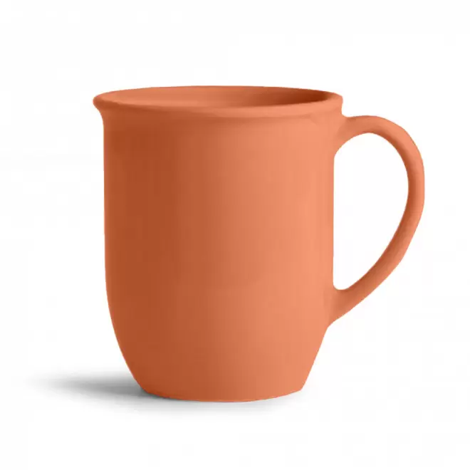 MUG CERAMIQUE MIE 350ML PERSONNALISABLE 'PAULA' - orange mat