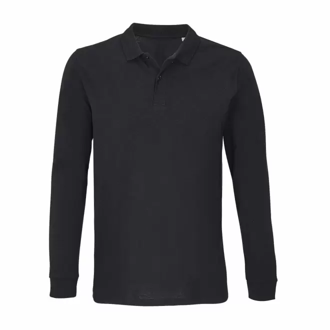 POLO MIXTE BIO COULEUR PERSONNALISABLE 'PLANET LSL' - noir
