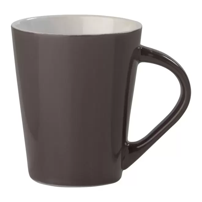 MUG PERSONNALISÉ EN CÉRAMIQUE 250 ML 'TESSA' - gris