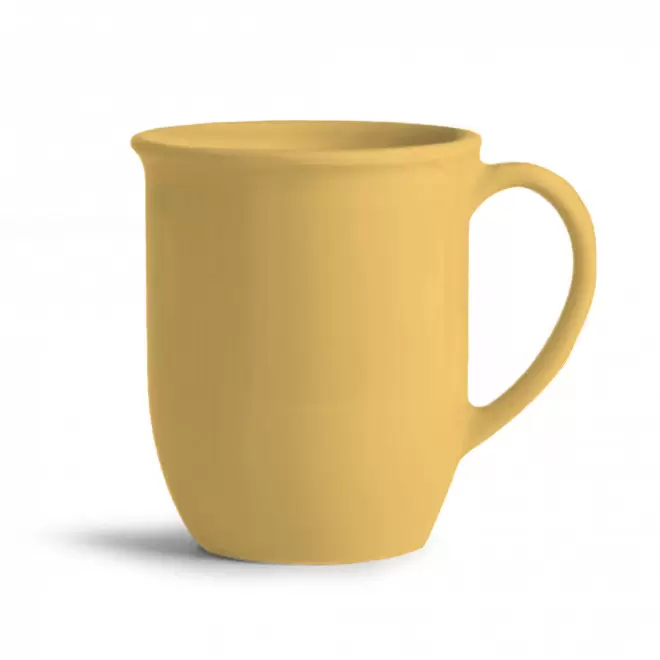 MUG CERAMIQUE MIE 350ML PERSONNALISABLE 'PAULA' - jaune mat