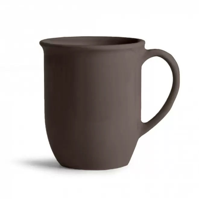 MUG CERAMIQUE MIE 350ML PERSONNALISABLE 'PAULA' - marron mat