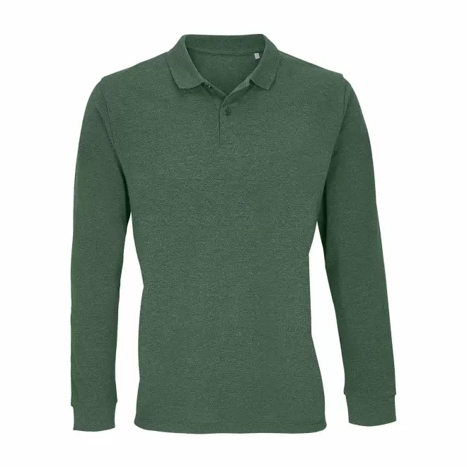 POLO MIXTE BIO COULEUR PERSONNALISABLE 'PLANET LSL' - vert bouteille