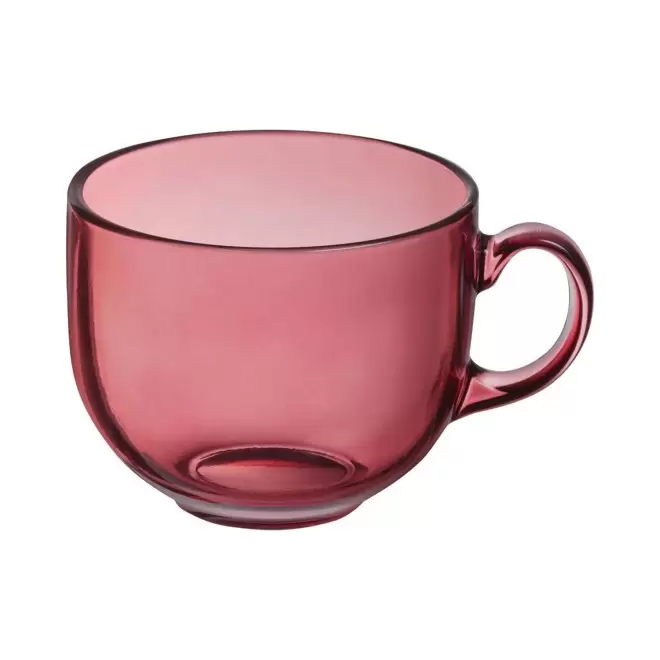 MUG EN VERRE 500ML LUMINARC PERSONNALISE 'ALBA' - terracotta
