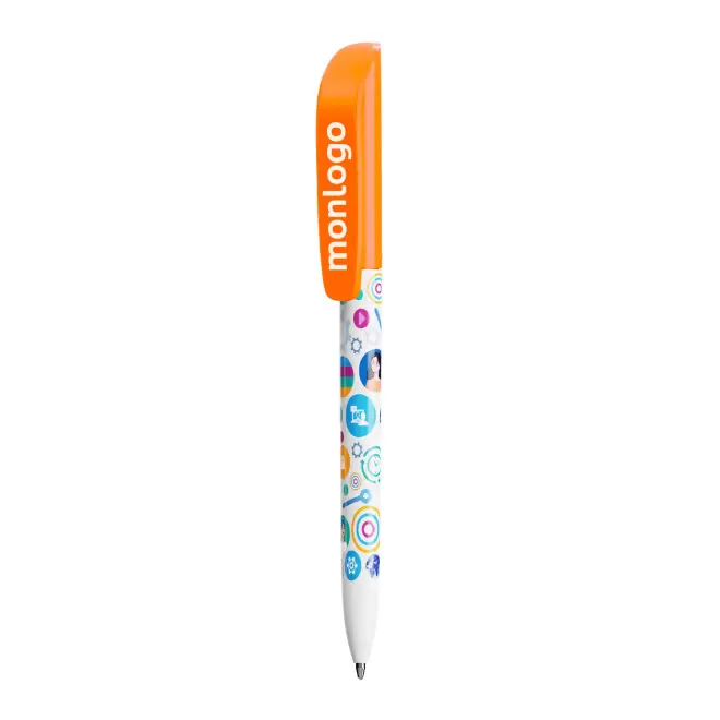 STYLO PERSONNALISÉ BIC® MIX & MATCH 'SUPER CLIP' - blanc