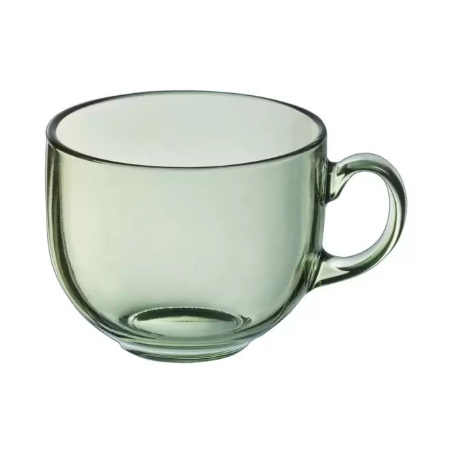 MUG EN VERRE 500ML LUMINARC PERSONNALISE 'ALBA' - vert
