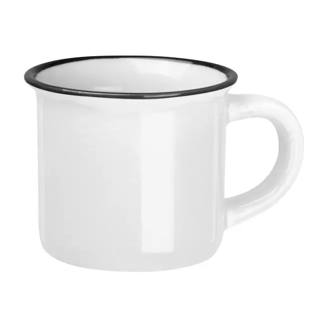 TASSE EXPRESSO PERSONNALISEE 60ML 'RONSIO MINI' - blanc