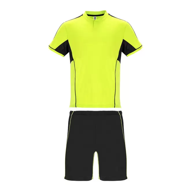 ENSEMBLE DE SPORT PUBLICITAIRE MIXTE 'EQUIPO' - jaunefluo/noir