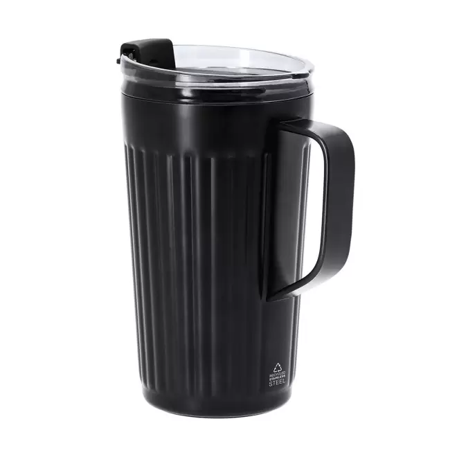MUG THERMIQUE PERSONNALISABLE 'LUCIA' - noir