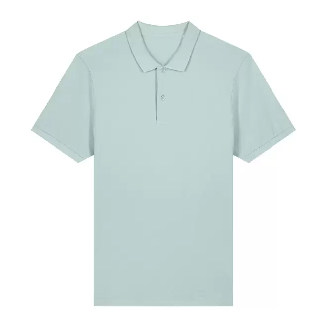 POLO HOMME COULEUR PERSONNALISABLE 'COASTER' - bleu clair
