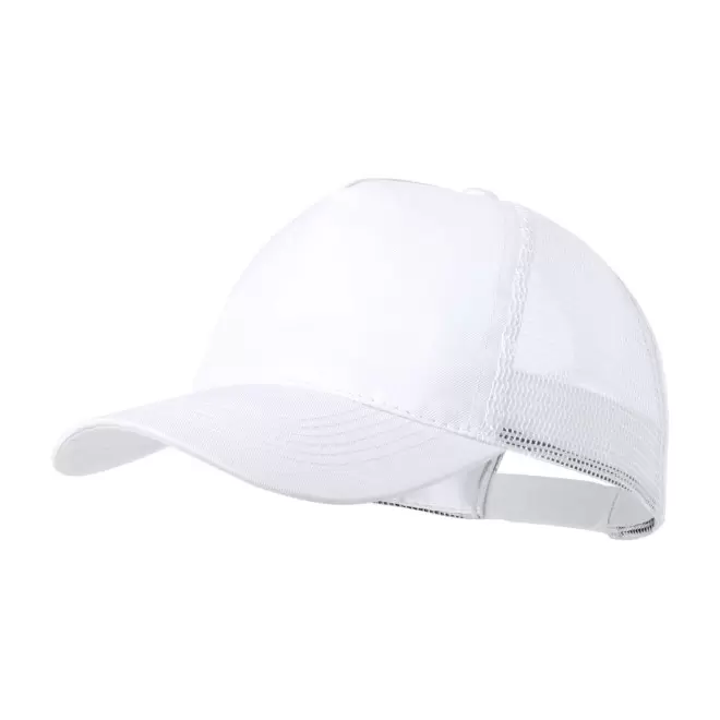 CASQUETTE FILET PERSONNALISE 'ESSENTIAL MESH POLYESTER' - blanc
