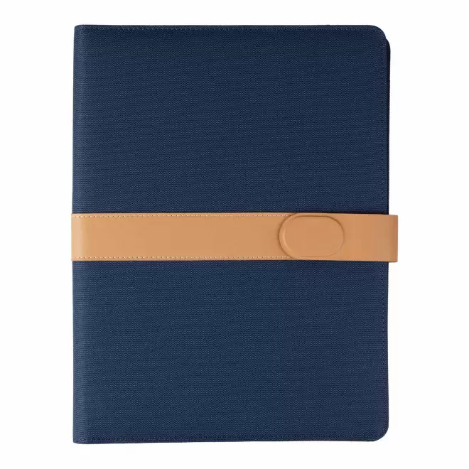 CONFERENCIER A4 PERSONNALISABLE 'BOSSO' - bleu