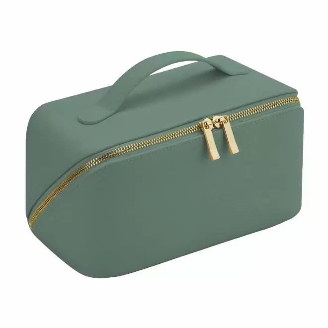 TROUSSE DE TOILETTE PU PERSONNALISABLE 'REBEKA' - vert