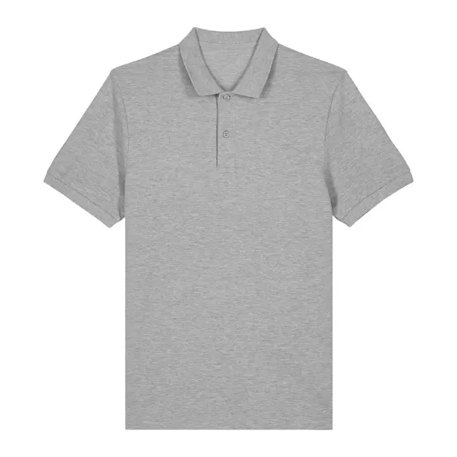 POLO HOMME COULEUR PERSONNALISABLE 'COASTER' - gris chiné