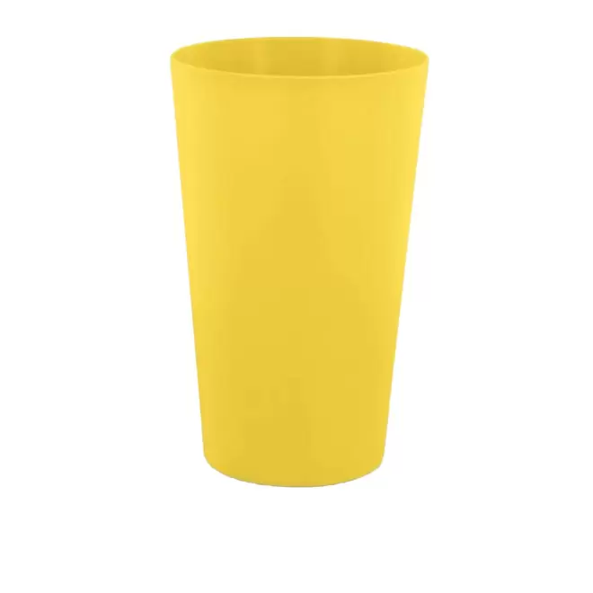 GOBELET MIF RÉUTILISABLE PERSONNALISÉ 30 CL 'CUPY' - jaune opaque