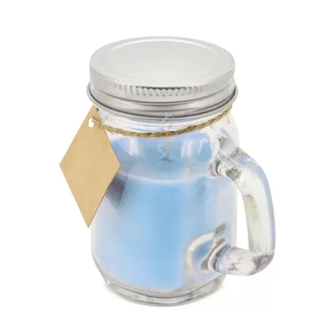 BOUGIE PARFUMEE PERSONNALISEE POT AVEC POIGNEE 'BIGOUR' - océan