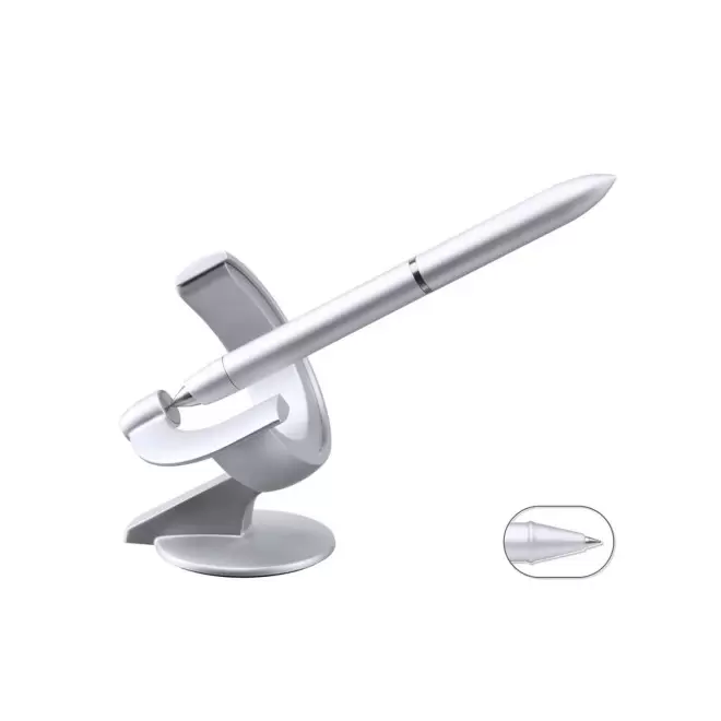 STYLO ROLLER PERSONNALISABLE 'HOVERPEN FUTURE' - argenté