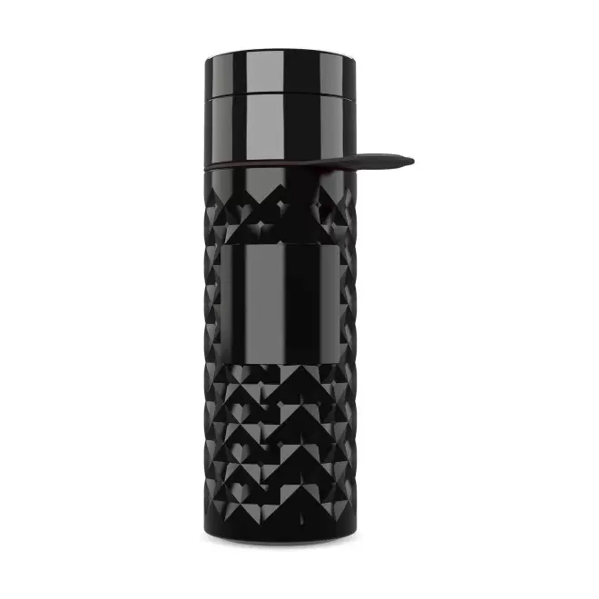 BOUTEILLE 500 ML PERSONNALISABLE 'NAIROBI RING' - noir/noir