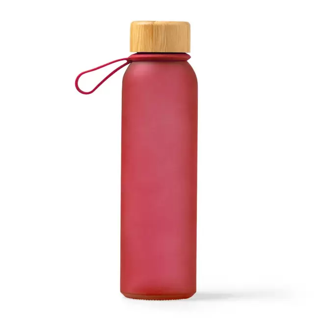 BOUTEILLE EN VERRE PERSONNALISEE 500ML 'LODO DRAGONNE COLOR' - rouge