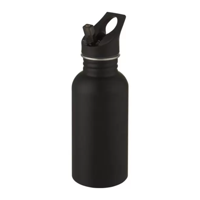 GOURDE DE SPORT PERSONNALISEE EN ACIER 500ML 'PITON' - noir