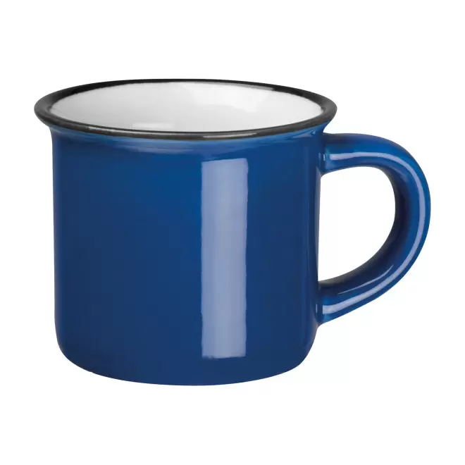 TASSE EXPRESSO PERSONNALISEE 60ML 'RONSIO MINI' - bleu