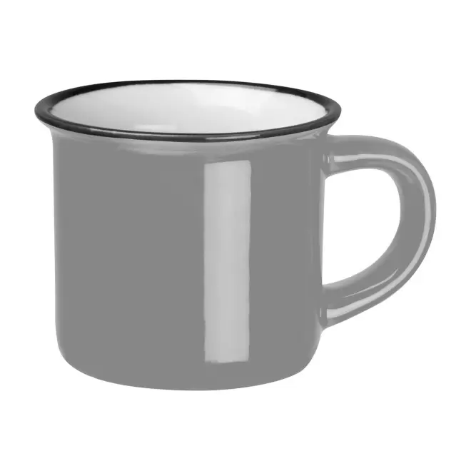 TASSE EXPRESSO PERSONNALISEE 60ML 'RONSIO MINI' - gris