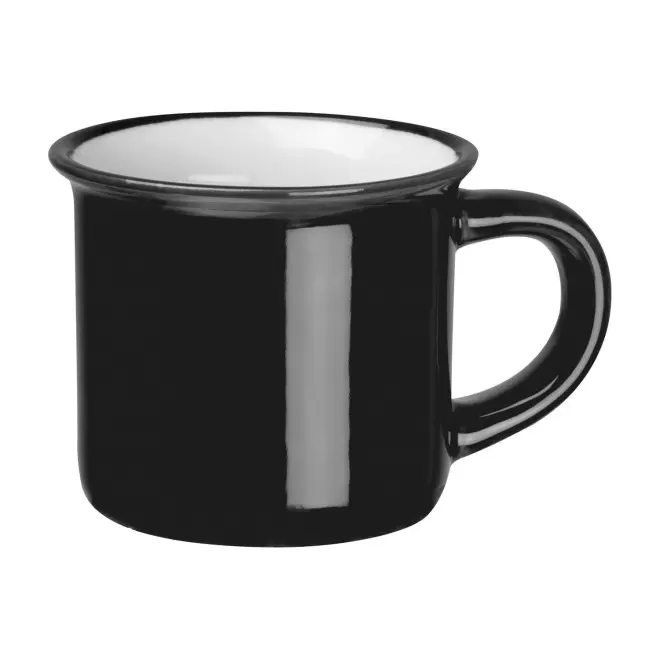 TASSE EXPRESSO PERSONNALISEE 60ML 'RONSIO MINI' - noir
