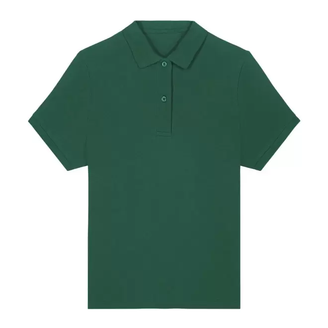 POLO FEMME COULEUR PERSONNALISABLE 'COASTER' - vert bouteille