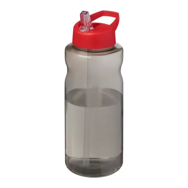 GOURDE DE SPORT PERSONNALISEE 1L 'BABIG COLOR' - gris/rouge