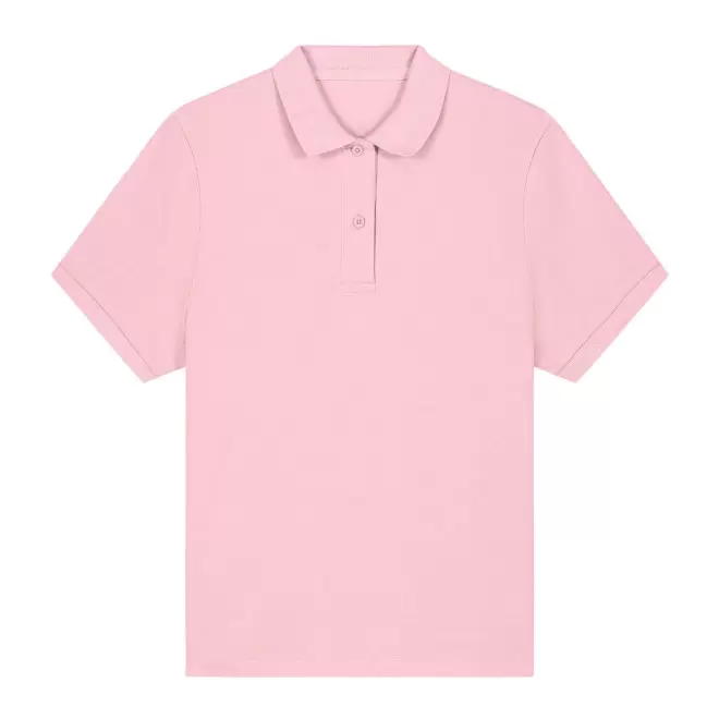 POLO FEMME COULEUR PERSONNALISABLE 'COASTER' - rose pâle
