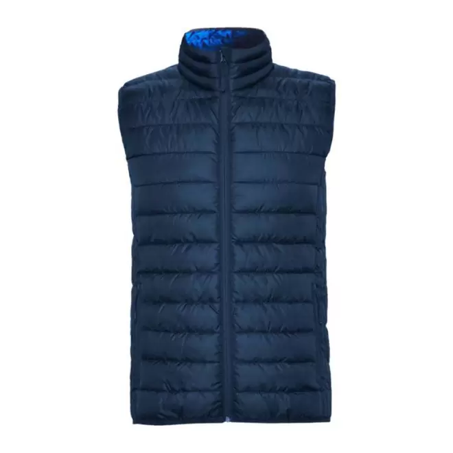 DOUDOUNE SANS MANCHES ENFANT PERSONNALISEE 'OSLO KIDS' - bleu marine