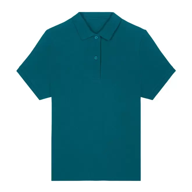 POLO FEMME COULEUR PERSONNALISABLE 'COASTER' - bleu océan