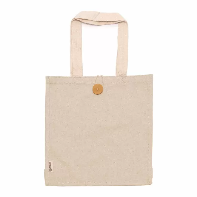 SAC SHOPPING PERSONNALISE COTON RECYCLE 'MASTIMO' - beige