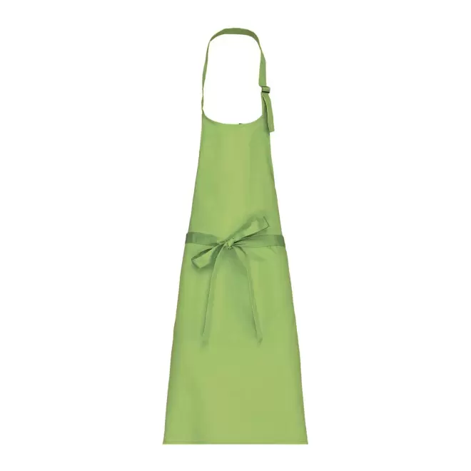 TABLIER LONG PERSONNALISE POLYCOTON 190G 'KARITAB' - citron vert