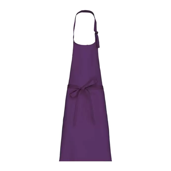 TABLIER LONG PERSONNALISE POLYCOTON 190G 'KARITAB' - violet