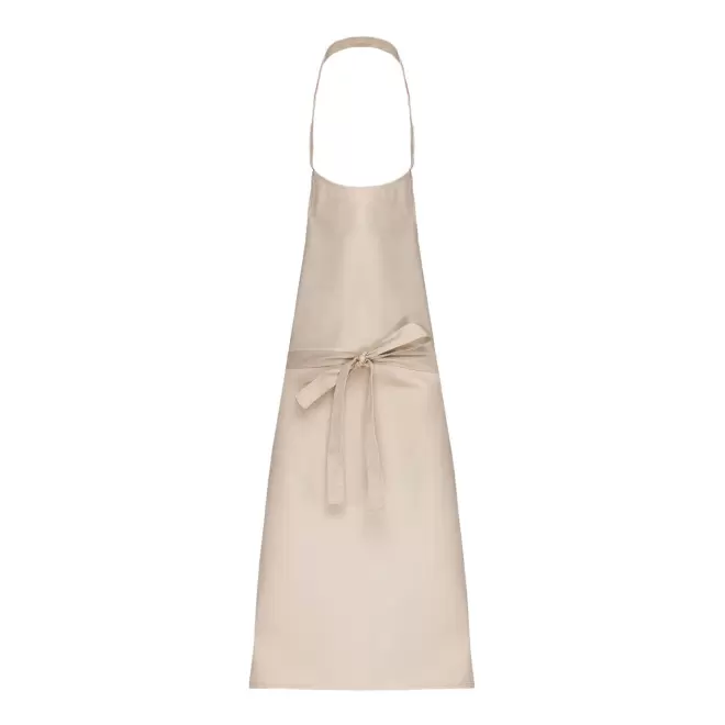 TABLIER LONG PERSONNALISE COTON 280G 'KARITAB' - crème