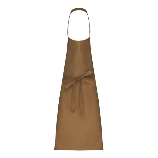 TABLIER LONG PERSONNALISE COTON 280G 'KARITAB' - camel