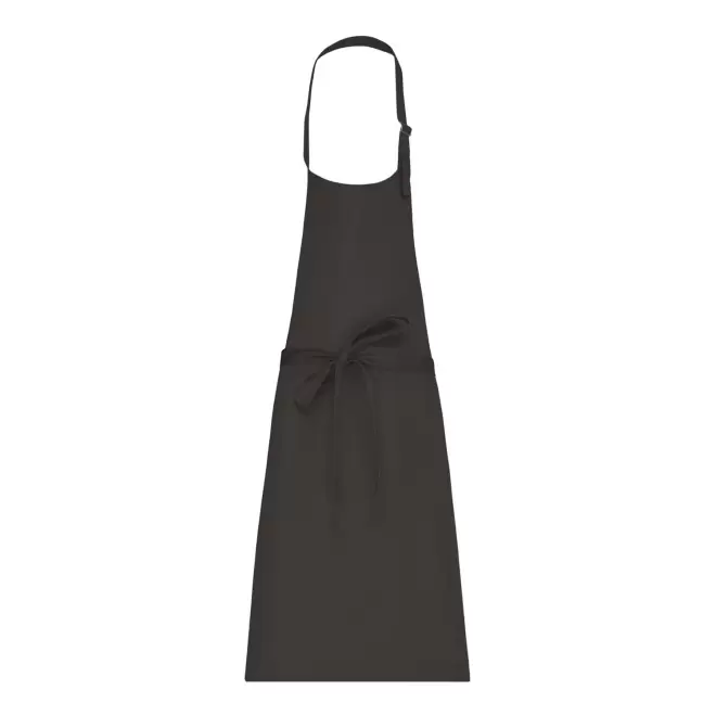 TABLIER LONG PERSONNALISE COTON 280G 'KARITAB' - gris foncé