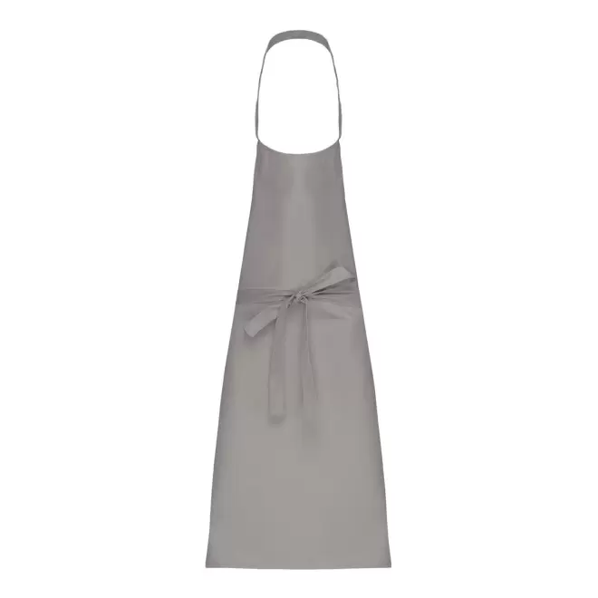 TABLIER LONG PERSONNALISE COTON 280G 'KARITAB' - gris clair