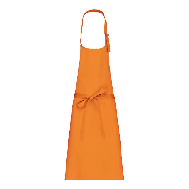 TABLIER LONG PERSONNALISE COTON 280G 'KARITAB' - orange