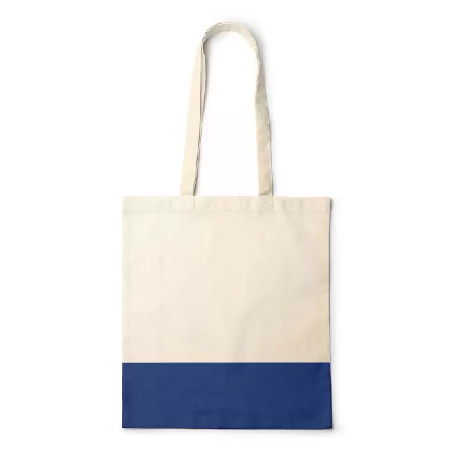 SAC SHOPPING PERSONNALISE COTON RECYCLE 'AURIANO' - bleu clair